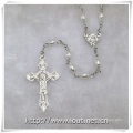 6*4mm Glass Imitation Pearls Beads Rosaries, Shell Centerpiece Rosary (IO-cr370)